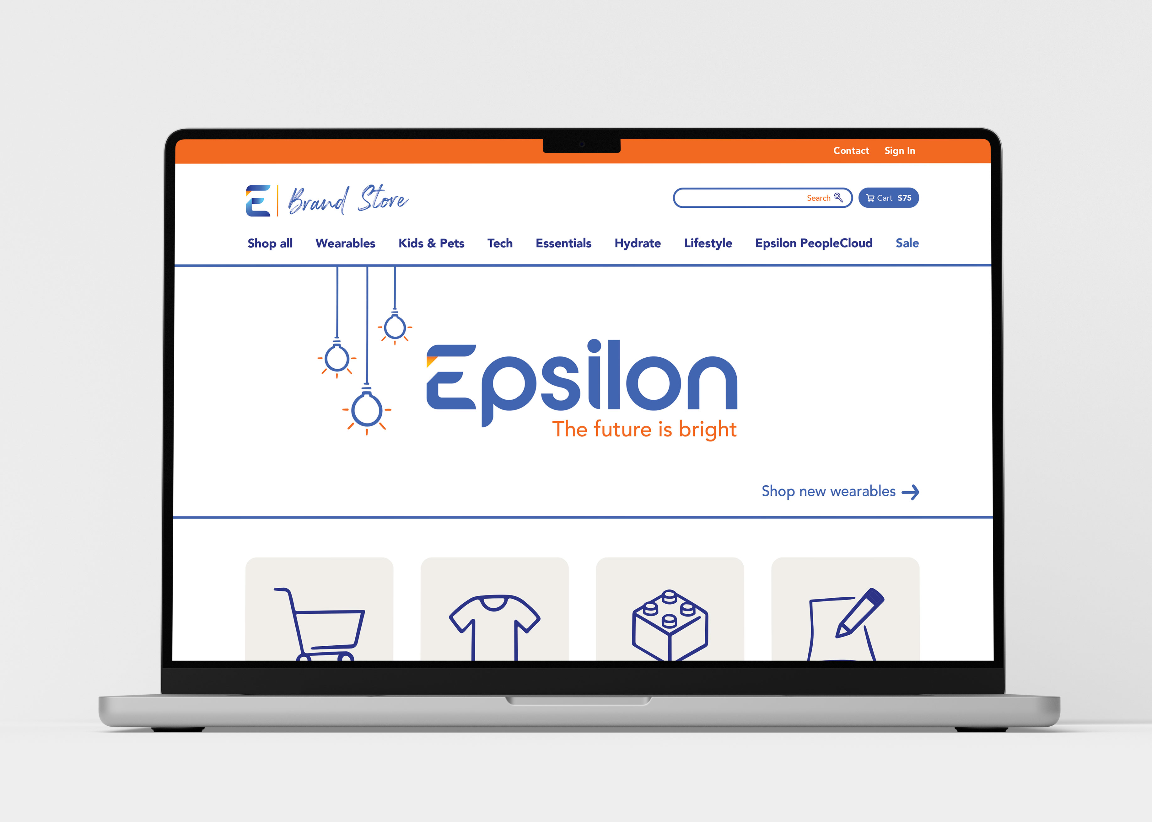 Image of a website.