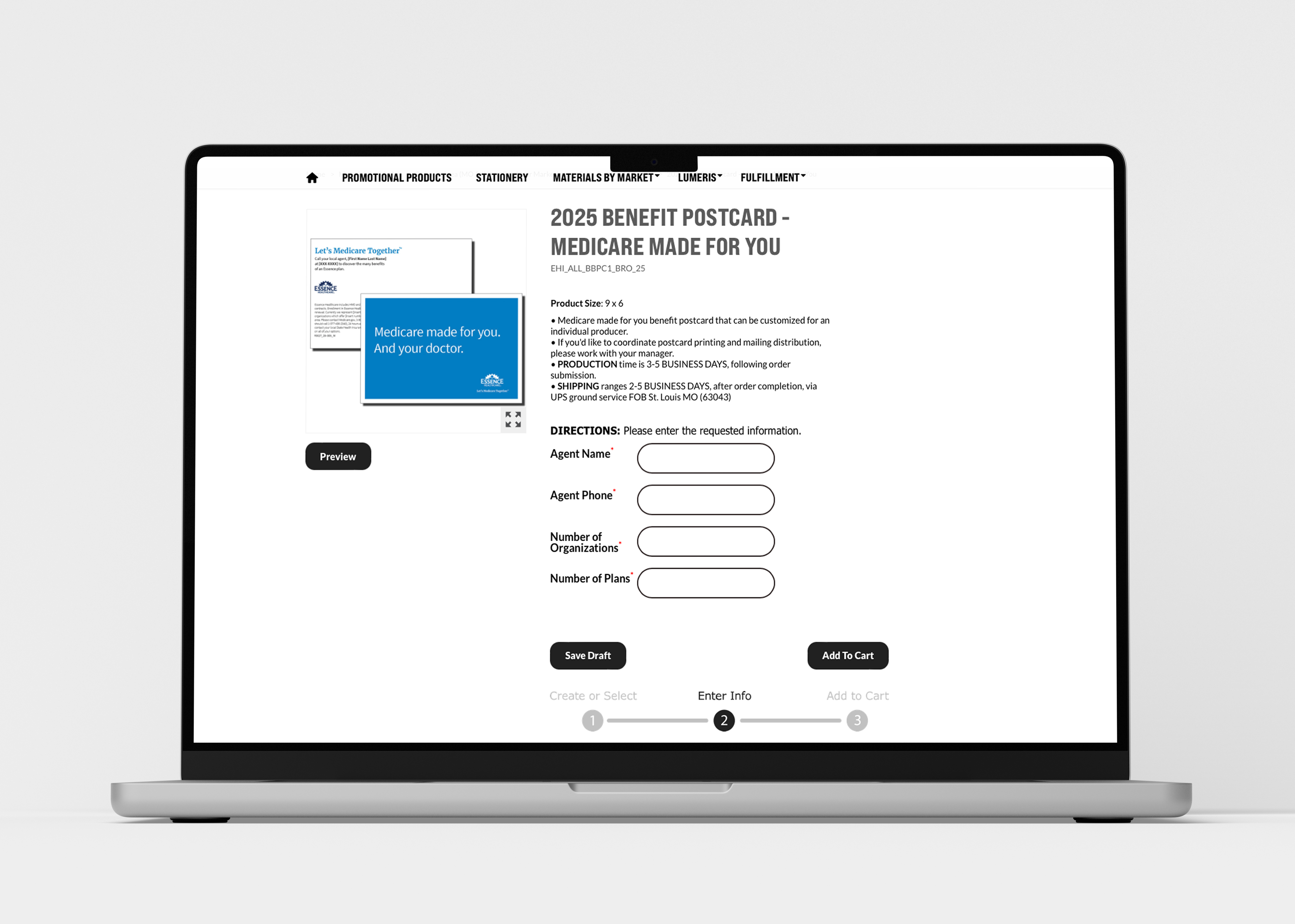 Image of a website.