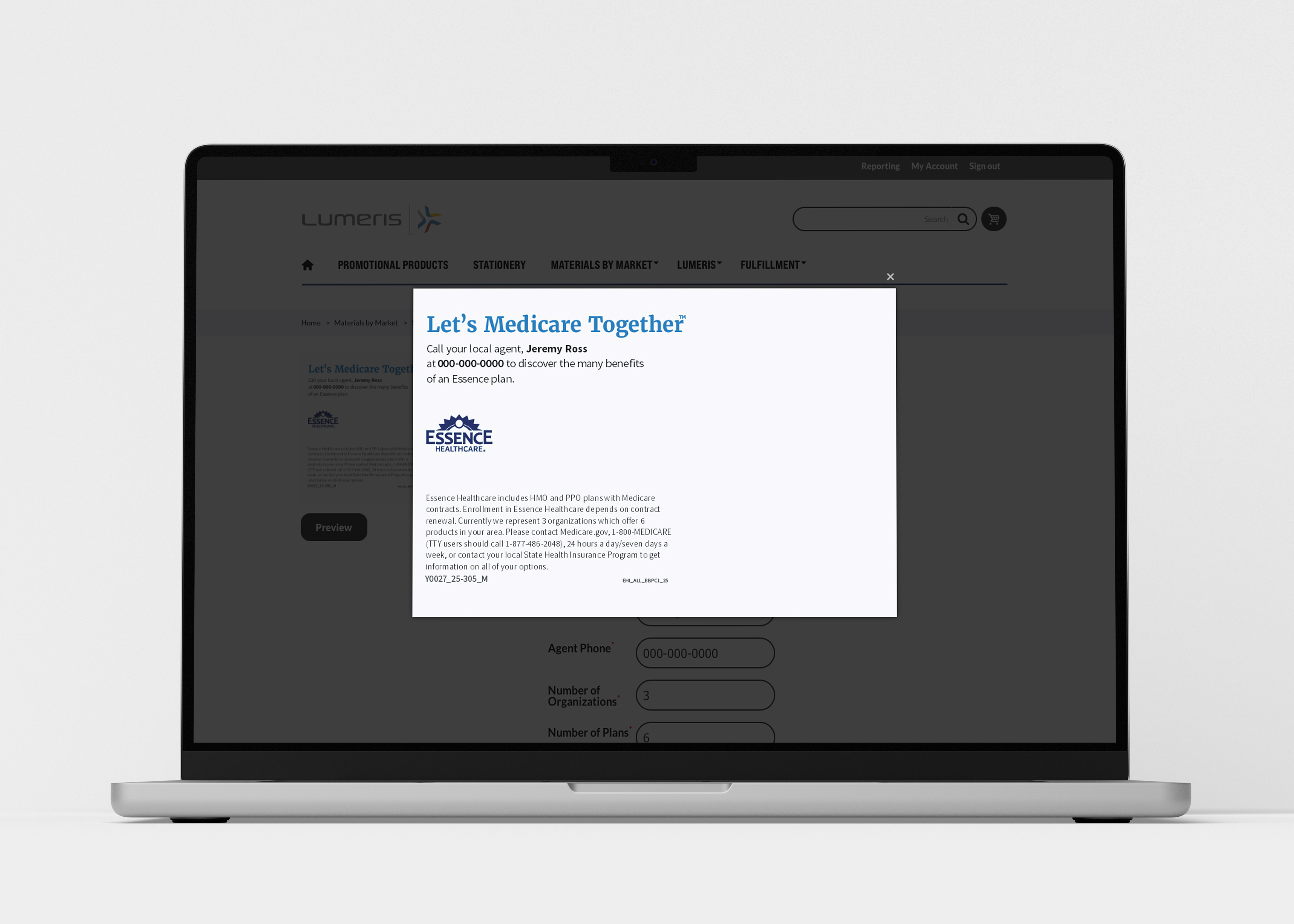 Image of a website.